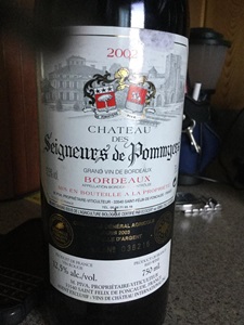 M. Piva Seigneur Des Pommyers Bordeaux 2002